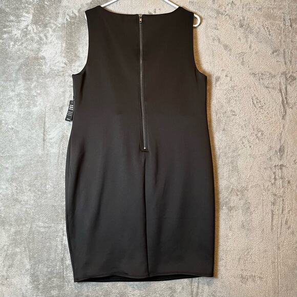 Torrid Contouring Scoop Bodycon Midi Dress Scuba Black Size 2X NEW‎ - Picture 3 of 7